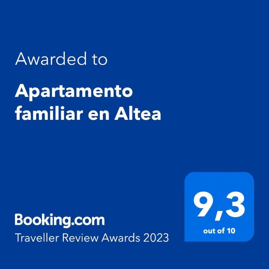 Appartamento Apartamento Familiar En Altea Esterno foto